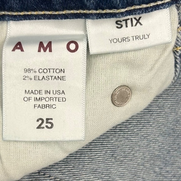 Amo Stix Slim Fit Mid Rise Tapered Leg - Picture 8 of 9